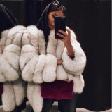 Women's Faux Fur Jacket Autumn And Winter Faux Fur Coat