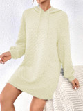 Autumn And Winter Long Pullover Women's Hoodies Hooded Tops
