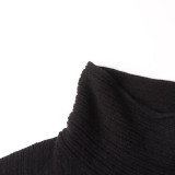 Women Autumn Trend Irregular Off Shoulder Loose Casual Knitting Shirt Long Sleeve Sweater