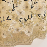 Girl's Wedding Dress Embroidered Children's Mesh Puffy Princess Dress