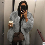 Women's Faux Fur Jacket Autumn And Winter Faux Fur Coat