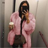 Women's Faux Fur Jacket Autumn And Winter Faux Fur Coat