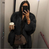 Women's Faux Fur Jacket Autumn And Winter Faux Fur Coat