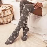 Christmas rope bow stockings Casual thermal stockings