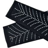 Women Solid Sexy Mesh Beaded Jumpsuit