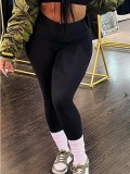 Women Fall/Winter Printed Casual Pants