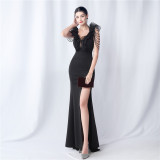 Organza Wedding Dinner Satin Evening Dress