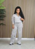 Winter Women's Two-Piece Tracksuit Plush Loose Sportswear