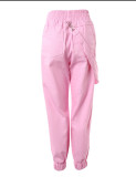 Women American Retro Pocket Overalls