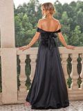 Women Sexy Off Shoulder Formal Party Off Shoulder Split Dress