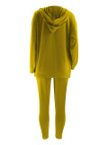 Women's Solid Color Vest Jacket Fashion Three-Piece Tight Fitting Pants Set