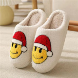 Winter Christmas Deer Slippers For Women At Home Couples Indoor Elk Warm Slippers For Women Winter