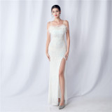 Plus Size Women Sequin Formal Party Maxi Evening Dress