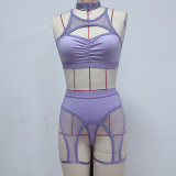 Erotic Bra Sexy Underwear Black Mesh Patchwork Lingrie