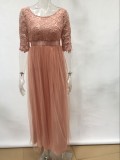Women chiffon Maxi evening dress