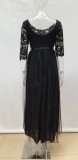 Women chiffon Maxi evening dress