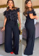 Sexy Slim Off Shoulder Wide Leg Jumpsuit
