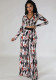 Fashionable Slim-Fitting Short T-Shirt High-Waisted Loose Bootcut Trousers Spring And Autumn Two-Piece Set