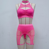 Erotic Bra Sexy Underwear Black Mesh Patchwork Lingrie