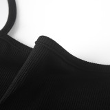 Women Suspender Bodycon Maxi Dress