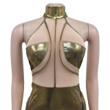 Fashion Women 's Solid Color Sleeveless Party Dress For Women