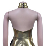 Fashion Women 's Solid Color Sleeveless Party Dress For Women