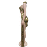 Fashion Women 's Solid Color Sleeveless Party Dress For Women