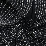 Sexy Slim Beaded See-Through Jumpsuit