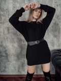 Women loose casual knitting sweater