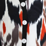Fashionable Slim-Fitting Short T-Shirt High-Waisted Loose Bootcut Trousers Spring And Autumn Two-Piece Set