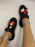 Women Santa Claus Christmas Elk Flat sandals