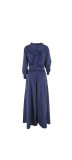 Women's Style Fashion Solid Color Hooded Casual Slit Two Piece Skirt Set