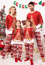 Christmas Family Wear Printed Pajama Two-piece Set Christmas Family Wear Printed Pajama Two-piece Set