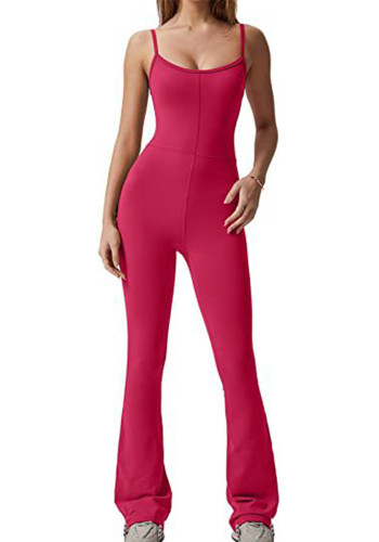 Women Solid Patchwork Jumpsuit