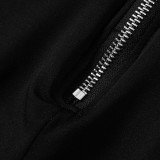 Women Winter Stretch Zipper Warm Jumpsuit