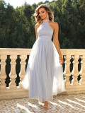 Women Summer Backless Bell Bottom Skirt