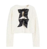 Autumn And Winter Women's Round Neck Long Sleeve Loose Plus Size Sexy Sequined Cropped Top