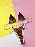 Women BikiniSolid Sexy Two Pieces Swimwear