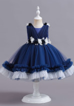 Children's Dress Cascading Ruffles Princess Dress Flower Girl First Birthday Baby Dress Children's Dress Cascading Ruffles Princess Dress Flower Girl First Birthday Baby Dress