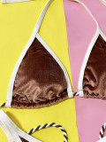 Women BikiniSolid Sexy Two Pieces Swimwear