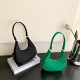 Solid Color Chic Women's Bag Trendy Summer Pattern Underarm Bag Casual Shoulder Handbag