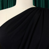 African Women's Solid Color Sexy One Shoulder Formal Party Fashion Jumpsuit