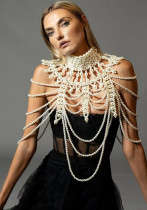 Pearl Body Vest Accessories Body Chain Pearl Body Vest Accessories Body Chain