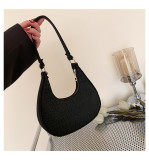 Solid Color Chic Women's Bag Trendy Summer Pattern Underarm Bag Casual Shoulder Handbag