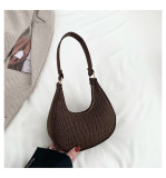 Solid Color Chic Women's Bag Trendy Summer Pattern Underarm Bag Casual Shoulder Handbag