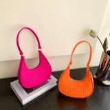 Solid Color Chic Women's Bag Trendy Summer Pattern Underarm Bag Casual Shoulder Handbag