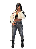 Women Stretch Ripped Denim Pants