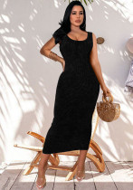 Sexy Fashionable U-Neck Women's Dress