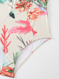 Digital Printed Two Piece Bikini Swimsuit For Women