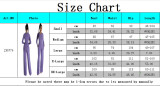 Sexy Fashionable Solid Color Round Neck Long Sleeve Two-Piece Pants Set